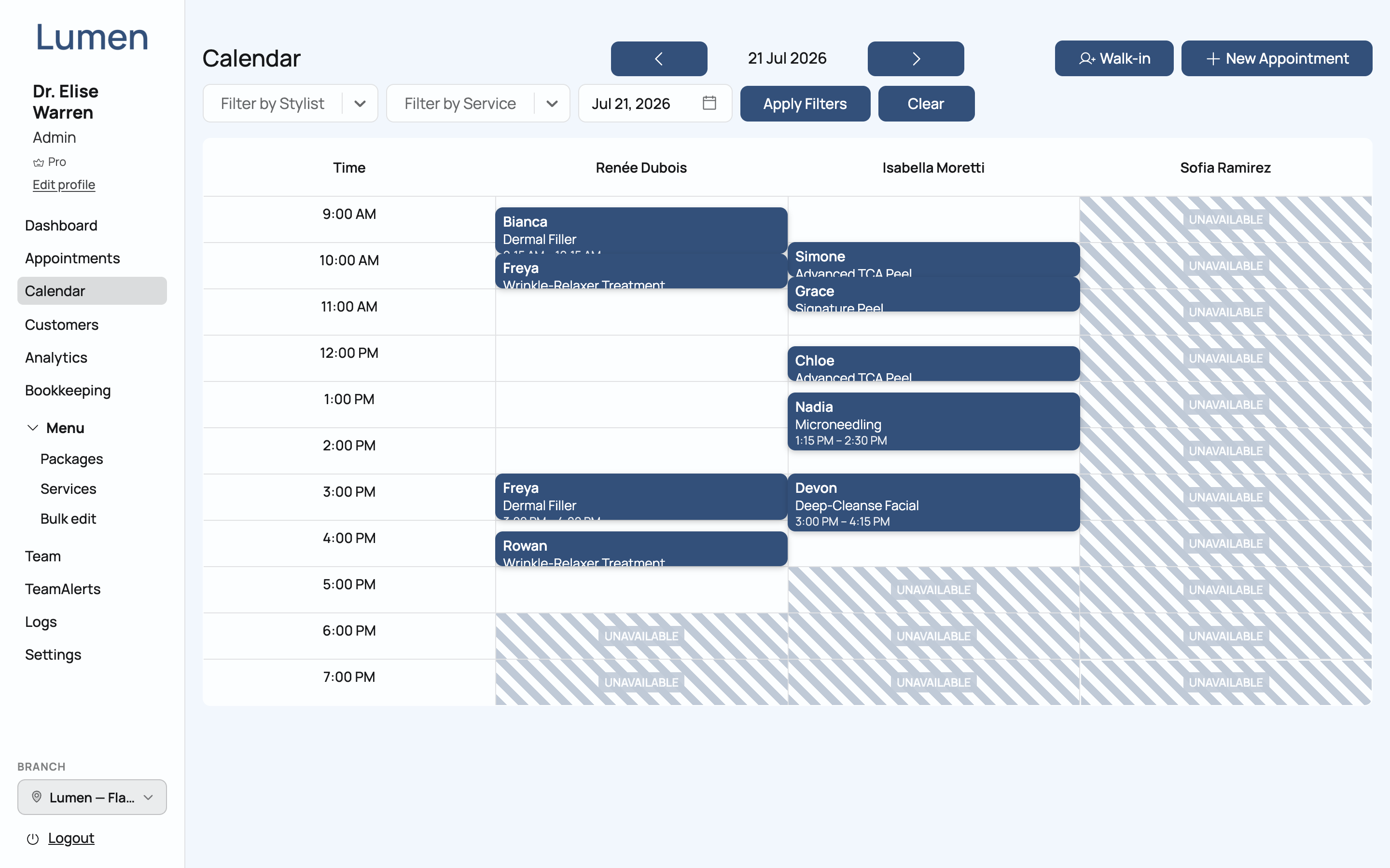 The whole business, on your phone. — JustBook